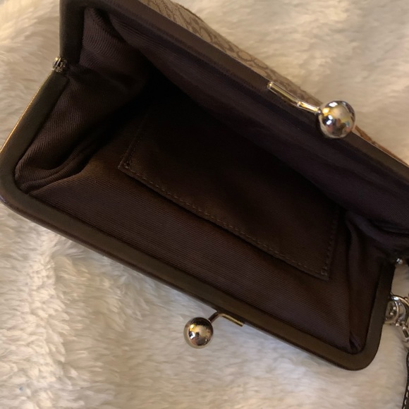 Coach Brown Wristlet Clutch - Picture 3 of 5